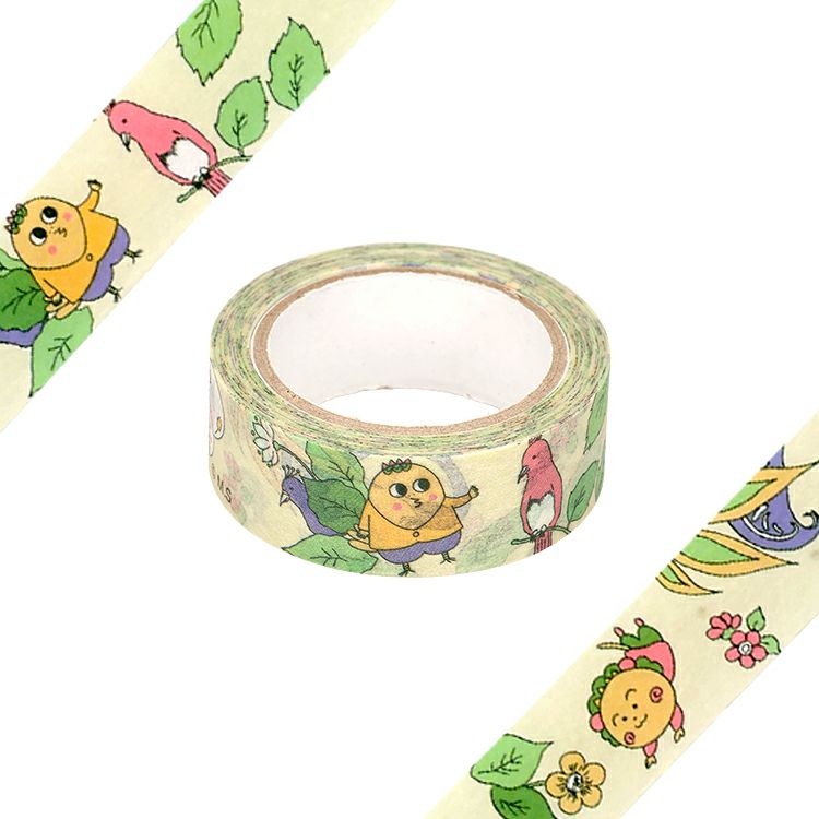 コジコジ】マスキングテープ（30th/コジコジと花と鳥）CJ5MT02