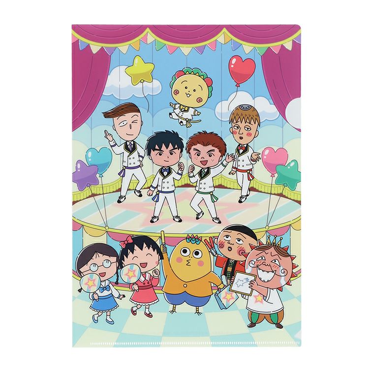 ちびまる子ちゃん】A4クリアファイル（カラフルステージ）49965