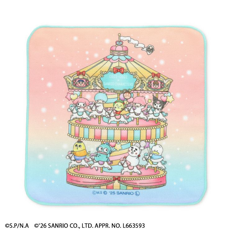 コジコジ】コジコジ×サンリオキャラクターズ ガーゼミニタオル
